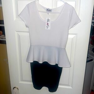 NWT Urban Rose black and white dress